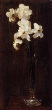 Flowers9 Henri Fantin Latour Oil Paintings